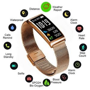 Fashion Smart Watch Blood Pressure Heart Rate Moni